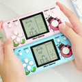 handheld tetris game console handle internet celebrity keychain backpack pendant supermarket grab machine gift