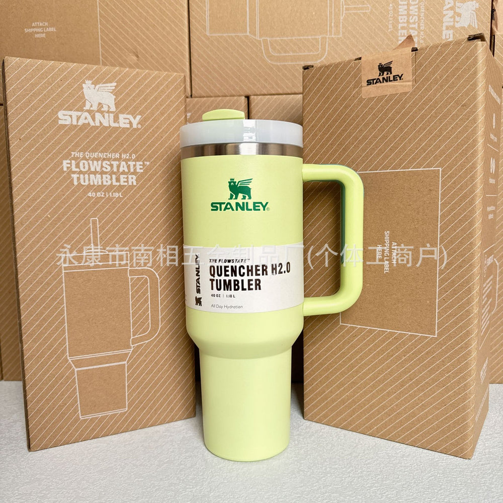 Stanley stanley 2nd generation 40oz thermos cup 304 stainless steel straw cup outdoor car cup large capacity