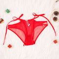 zodiac year mesh sexy women's panties lace breathable transparent comfortable low-rise briefs