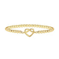 best-selling new product concentric knot wave gold beads beaded bracelet geometric square ring heart fashion bracelet