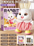 Pink rabbit [48 music] gift box battery model + princess dress