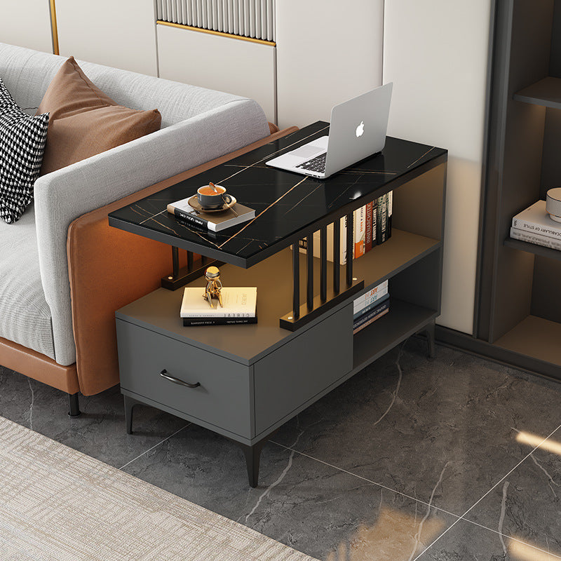 Sofa side cabinet Light luxury side cabinet Living room side table Seam storage corner few simple modern narrow side cabinet Locker
