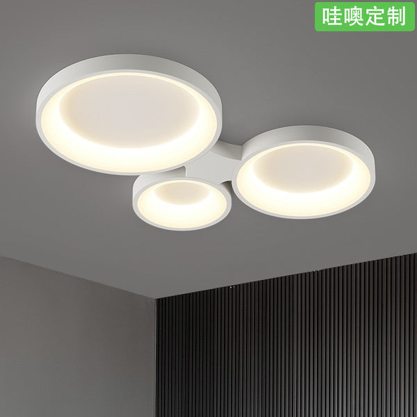 [Wow] Nordic simple modern room warm and romantic led ceiling light living room children's creative round light