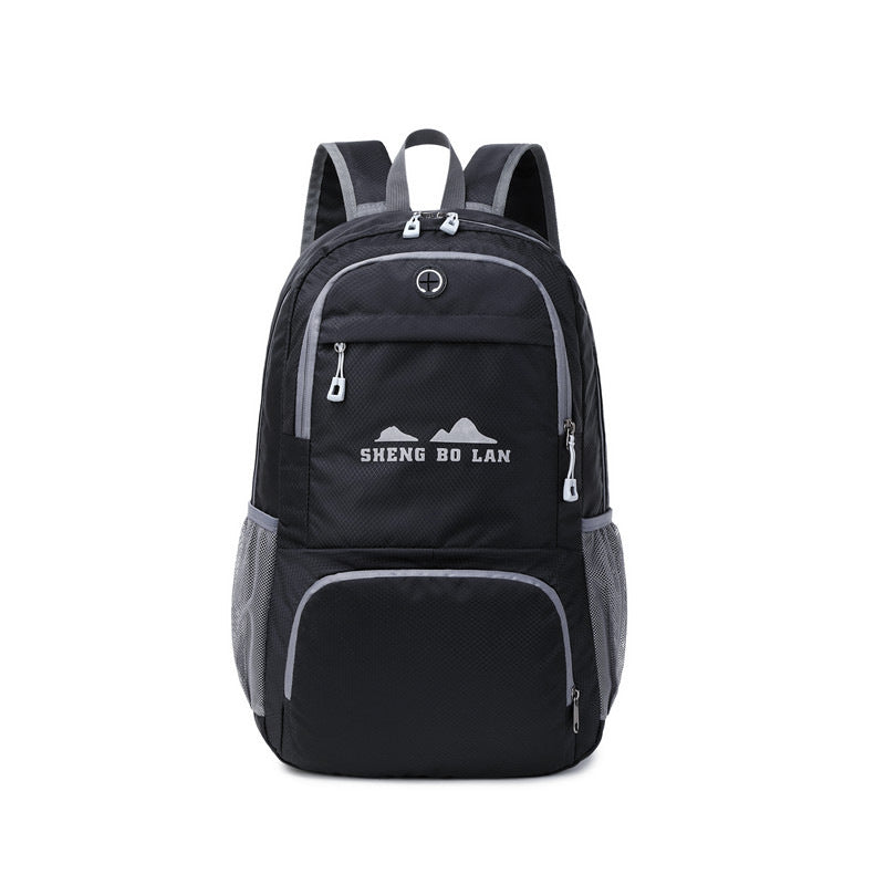 Sports and leisure bag wholesale new lightweight folding backpack leisure travel storage bag large capacity outdoor backpack