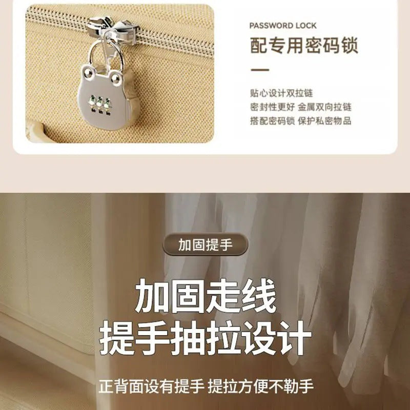 Locked storage box Password box Safe deposit box Password lock Storage box Dormitory student anti-privacy small box