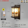 Outdoor wall light waterproof courtyard villa porch pillar lamp balcony aisle new chinese style wall lamp led gate light