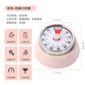 Mechanical kitchen timer - visual time management alarm with countdown & magnetic attachment