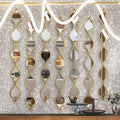 French iron art retro carved dressing table mirror model room for home wall-mounted bathroom mirror fashion full-length dressing mirror