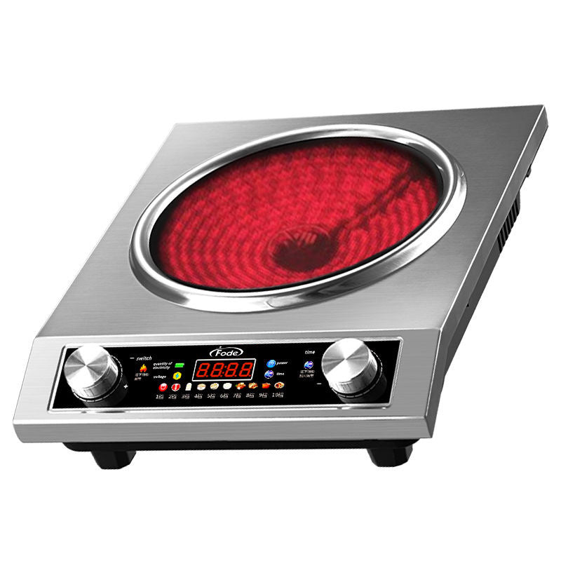 electric ceramic stove 5000w concave high-power for home multi-function non-selective pot light wave oven commercial fierce fire
