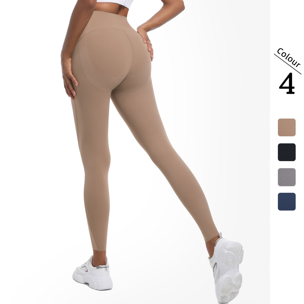 Clearance seamless high waist tummy control butt lift butt lift waist shaping yoga pants women's butt lift body shaping tummy control nine-point fitness