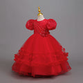Ready-to-ship new children's formal dress sequin wedding princess dress little girl birthday party dress kids dress