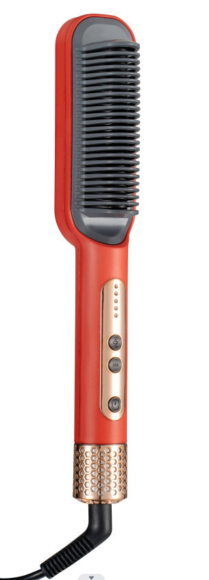 Cross-border new electric splint, hair straightener, curling iron, quick-heating ceramic plate, wet and dry LED temperature control hair salon