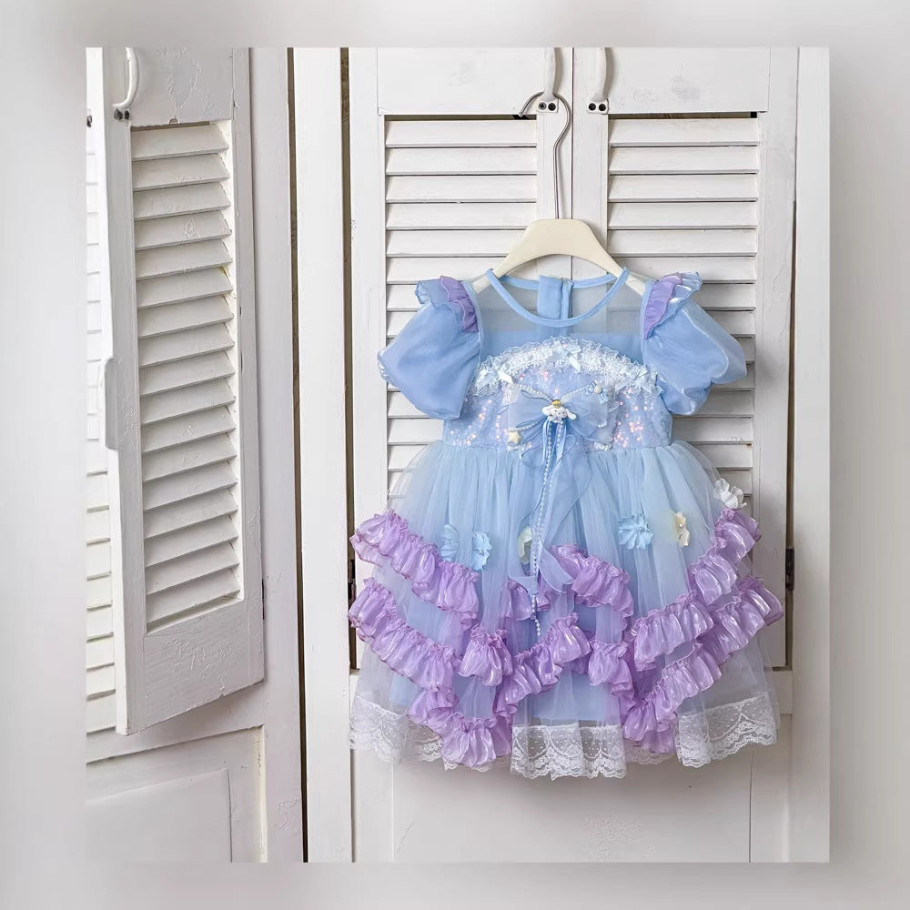 Lolita princess dress for girls, spring/autumn  new collection, children's dress, girl's birthday party gown