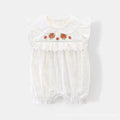 Newborn baby summer romper  spring infant flutter sleeve bodysuit long sleeve crawling suit baby girl outfit
