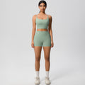 Spring/summer outdoor casual running yoga outfit set - new cloud-like quick-dry compression sportswear set for running and fitness