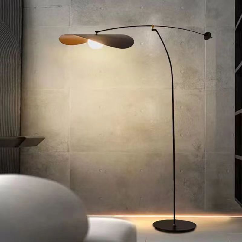 Italian creative living room floor lamp postmodern living room sofa light luxury floor lamp classy sense fishing floor lamp