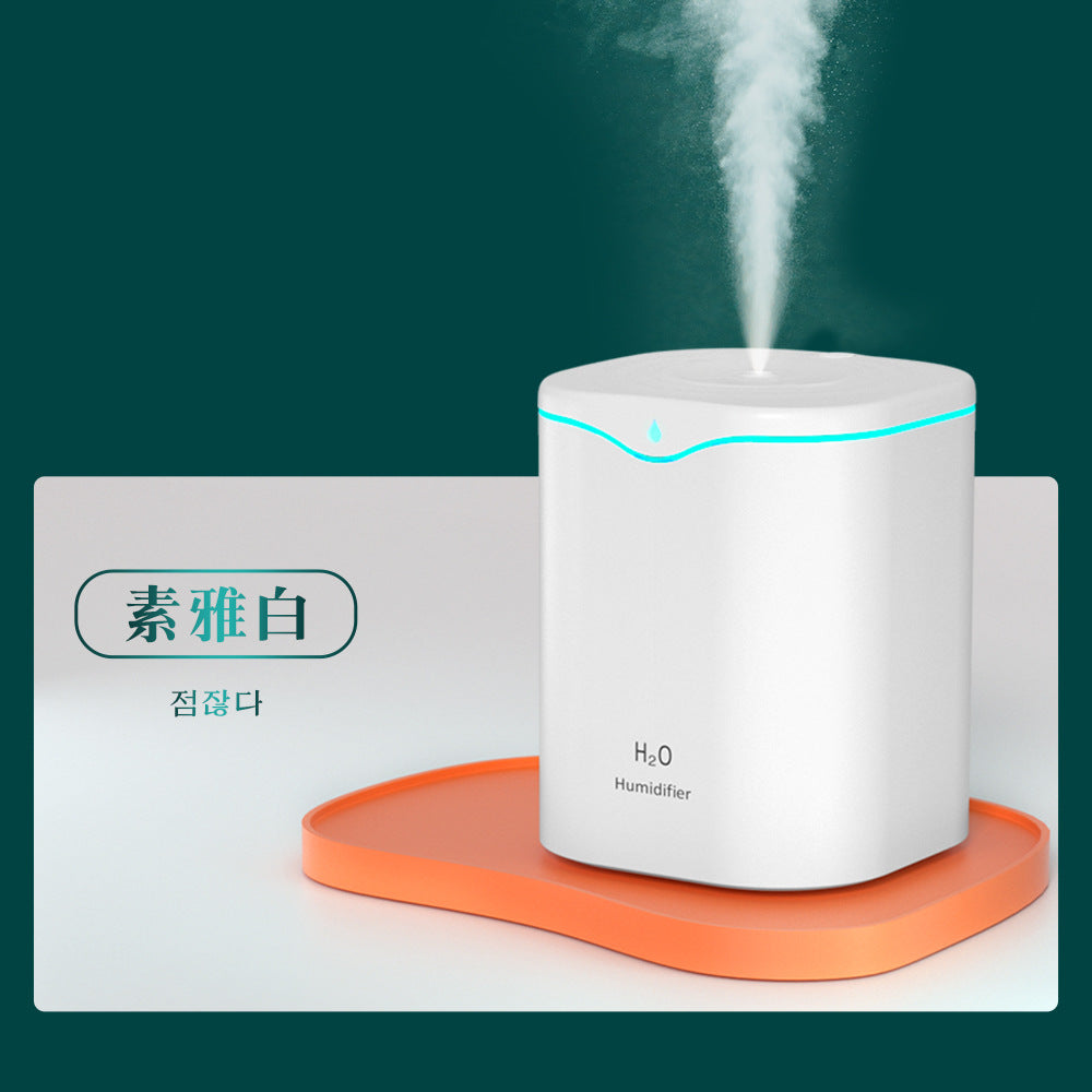 2l dual-spray humidifier, usb large capacity home bedroom office desktop silent water drop humidifier