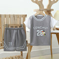 new kids' basketball jersey set - boys' and girls' summer quick-dry mesh outfit - short sleeve sports clothing for children and teens