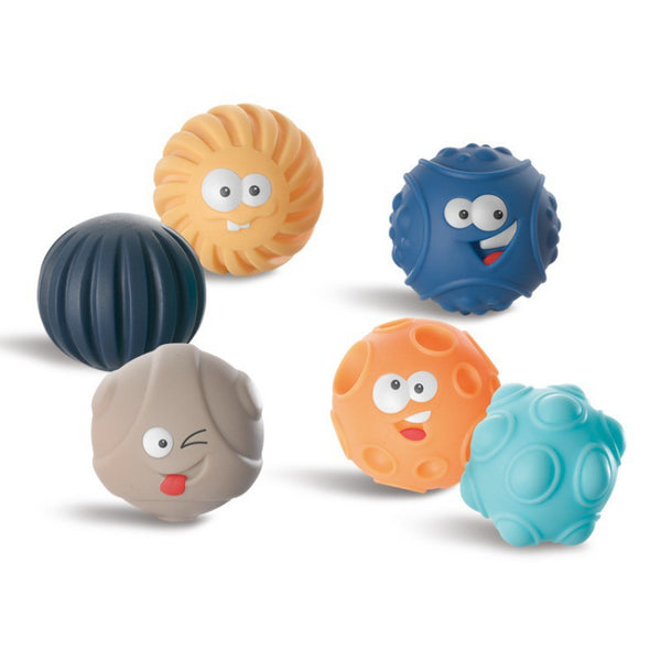 Cross-border  baby texture cartoon early education cognitive soft glue stacking music pinch music children's soft building block toy