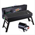 bbq grill, portable folding outdoor camping bbq, multifunctional charcoal grill for home use