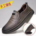 Men's spring new soft leather loafers business casual men's leather shoes slip-on tiktok viral hot seller