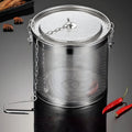 Stainless steel brine seasoning ball braised anise filter large capacity braised material bag filter basket filter bag brine basket