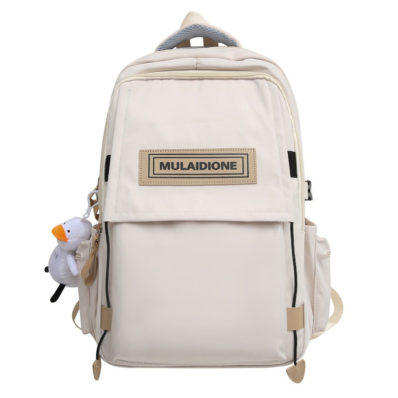 New large-capacity backpack, male and female college students with the same schoolbag, junior high school high school students travel business computer backpack