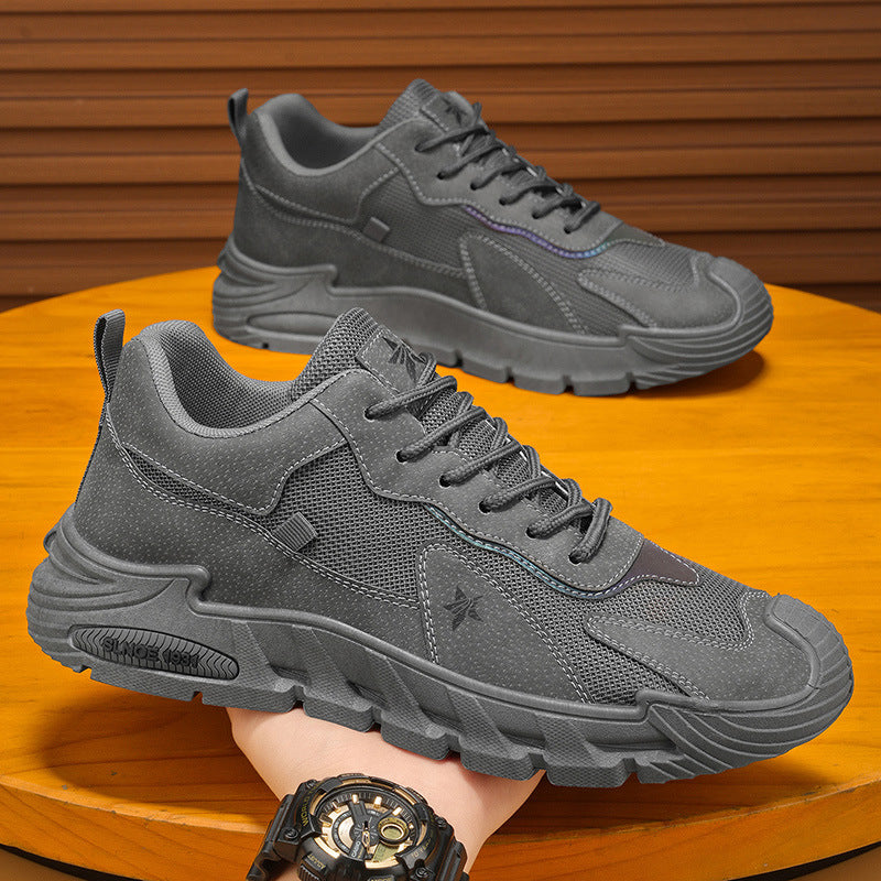 Workwear men's shoes 2026new arrivalspring outdoor work site work labor protection sneakers non-slipabrasion resistant breathable trendy shoes