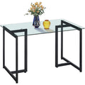 Dining tables modern casual table living room 4 people 6 people rectangular export tempered glass dining table