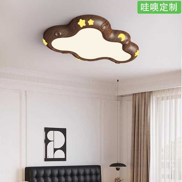 [Wow] Medieval ceiling lamp, cloud star room lamp, retro and simple full spectrum eye protection children's lamp
