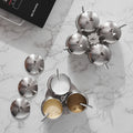 304 stainless steel spice jar set - rotating kitchen condiment organizer for home use - includes sugar, pepper, and seasoning containers