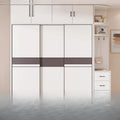 Wardrobe for home bedroom sliding door deepened and thickened wardrobe storage top cabinet rental room economical wardrobe
