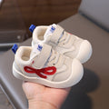 spring/summer new baby soft sole breathable mesh shoes, velcro closure, anti-slip prewalker shoes for infants and toddlers, boys' shoes