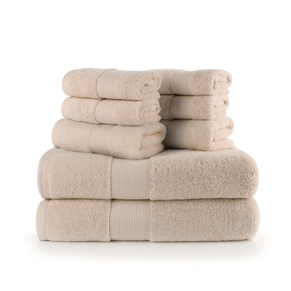 Towel and bath towel set, low lint, customizable with logo. suitable for hotels, b&bs, and beauty salons. vacuum-sealed packaging, dropshipping available, and barcode labeling