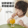 Baby learning to eat training self-feeding spoon kids eating complementary food fork spoon straw drinking soup drinking water tableware