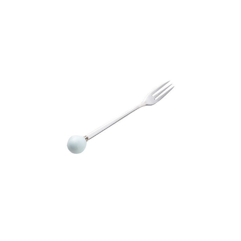 Creamy chic fruit fork set - premium ceramic cheese storage jar - versatile bar decor & perfect gift