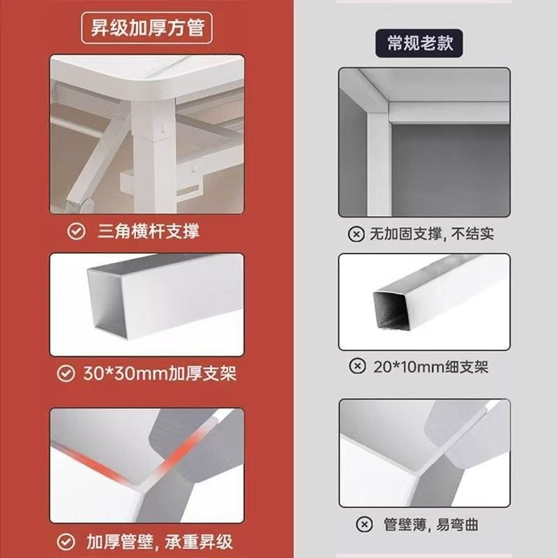 Foldable computer desk desktop home office desk bedroom small table simple study writing desk rectangular