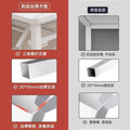 Foldable computer desk desktop home office desk bedroom small table simple study writing desk rectangular