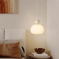 Pumpkin internet celebrity cream style chandelier bedroom bedside warm atmosphere cotton kids room living room tv background wall lamp