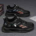 2025 spring new men's breathable mesh sneakers - trendy, versatile chunky sole athletic shoes - casual dad shoes
