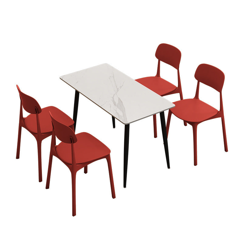 Company staff canteen catering snacks fast food restaurant dining table and chair commercial combination powder shop noodle shop restaurant restaurant school