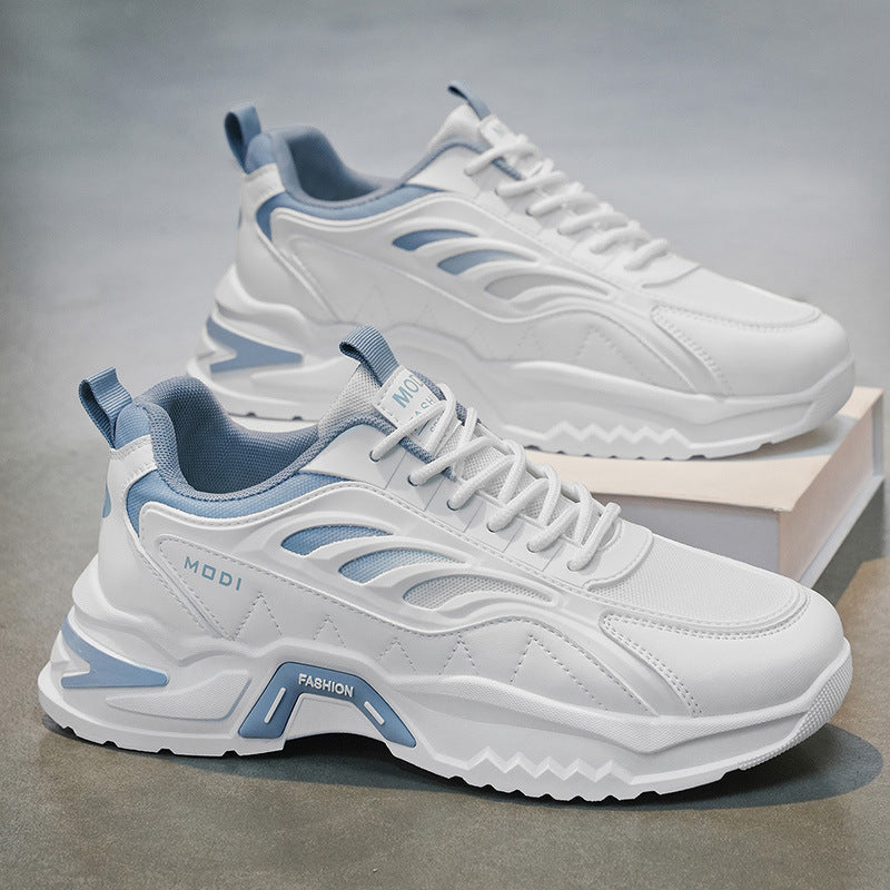 Men's sneakers - 2026 spring collection - chunky platform, height increasing, lightweight & breathable casual shoes for students