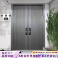 Villa door double door rural self-built house door anti-theft door self-built house mother entrance door cast aluminum door