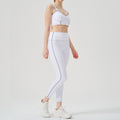 fashion yoga wear classy sense of movement pure color high elastic tight height strength sports suit fitness wear for women