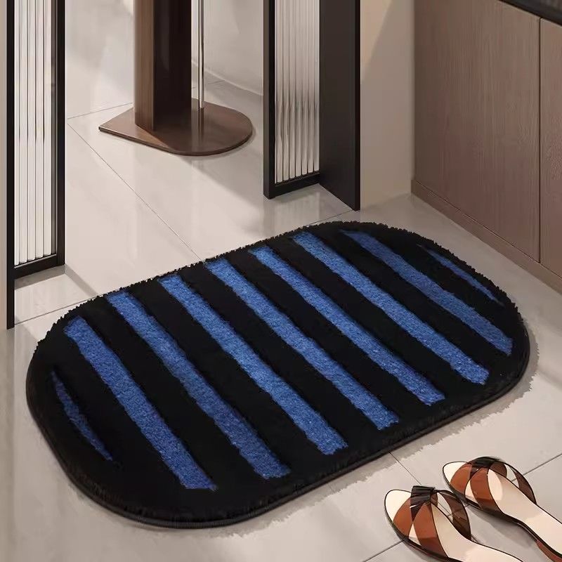 Bathroom absorbent mat, bathroom floor mat, for home door entrance non-slip foot mat, toilet bathroom quick-drying carpet door mat