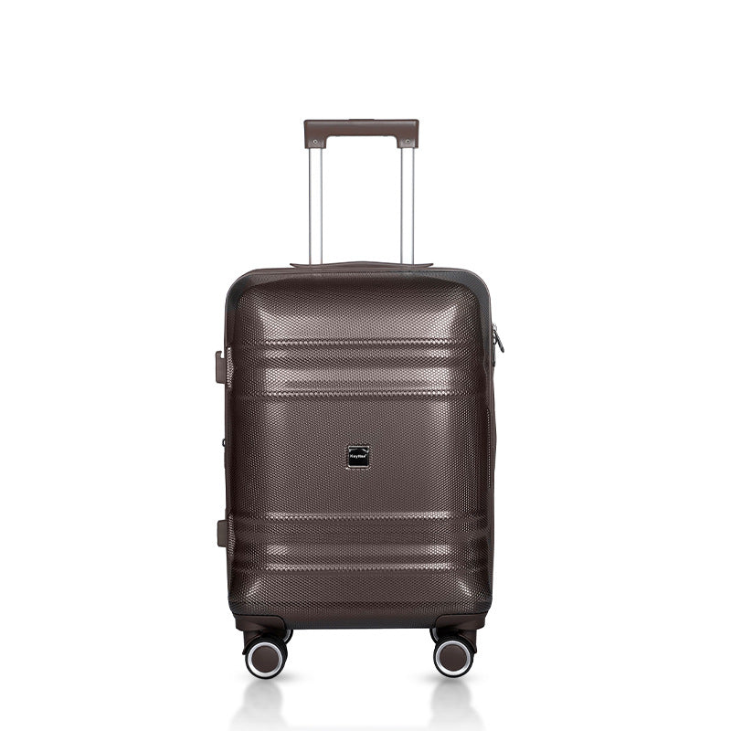 Foreign trade PC suitcase three-piece student trolley case universal wheel thickened anti-drop and wear-resistant travel password box wholesale