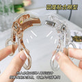 bestseller: natural styling sunflower eyelash curler - portable wide-angle transparent partial lash curler
