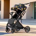 Lightweight newborn foldable high-view two-way new pushing baby stroller - sit & recline options for baby walking
