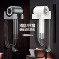 New high-speed wall-mounted hair dryer for hotels and guesthouses - no drilling required, high-power hair dryer