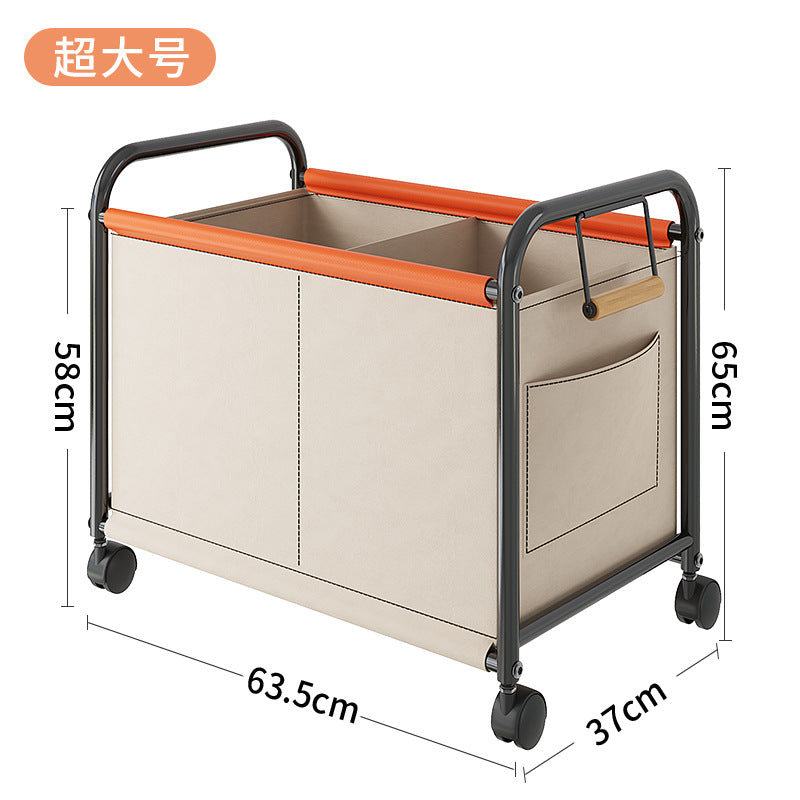 Storage basket under desk backpack organizer snack basket mobile toy storage cart office desk organizer